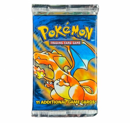 Pokémon WOTC Base Set Unlimited Booster Pack fra 1999 (SEALED)