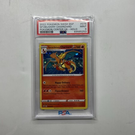 Special Delivery Charizard Holo i PSA 9 fra 2022