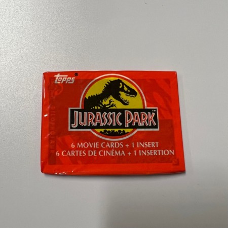 Topps Jurassic Park Trading Cards Pack fra 1992