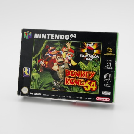 Donkey Kong 64 komplett i eske til Nintendo 64