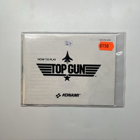 Top Gun SCN manual til Nintendo NES
