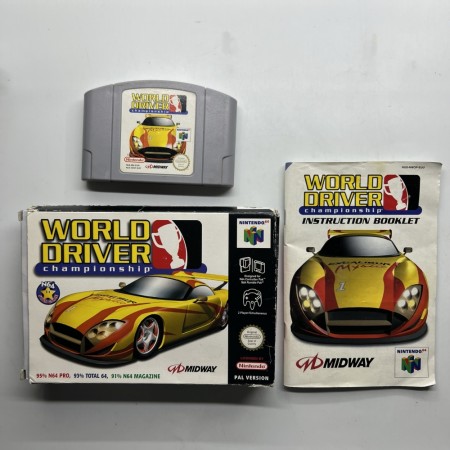 World Driver Championship i original eske til Nintendo 64