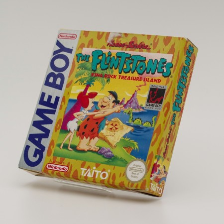 The Flintstones King Rock Treasure Island i original eske til Game Boy SCN