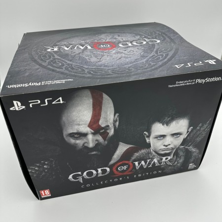 God Of War Collector's Edition til Playstation 4 (PS4) med nytt innhold og forseglet spill