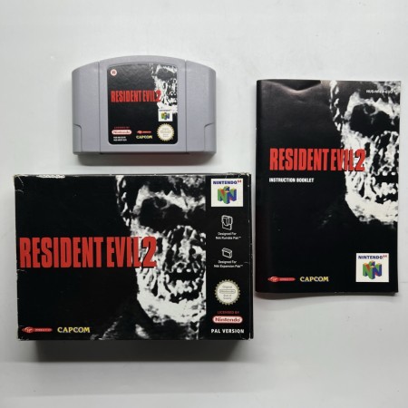 Resident Evil 2 i original eske til Nintendo 64