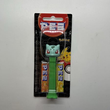 Pokemon Balbasaur PEZ Dispenser med 2 pakker PEZ inkludert