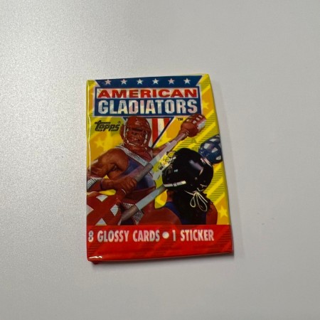 Topps American Gladiators Card Pack fra 1991