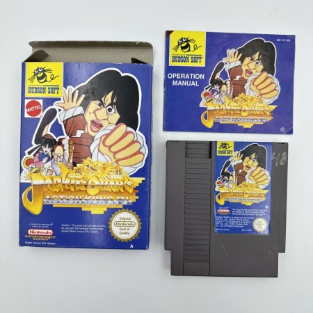 Jackie Chan's Action Kung Fu CIB (Cart PAL B, eske PAL A) til Nintendo NES