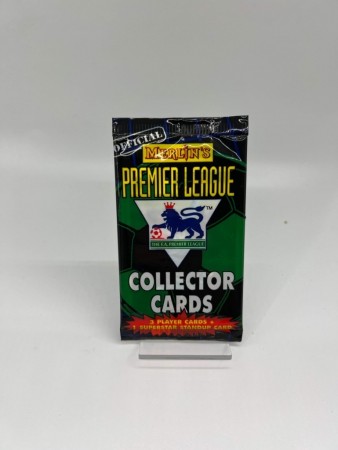 Uåpnet pakke Merlin´s Premier League Collector Cards (96/97)