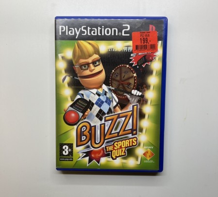 Buzz The Sports Quiz til Playstation 2 (PS2)