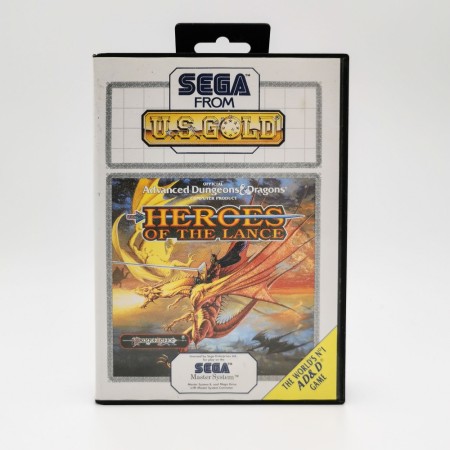 Advanced Dungeons And Dragons Heroes Of The Lance komplett utgave til Sega Master System