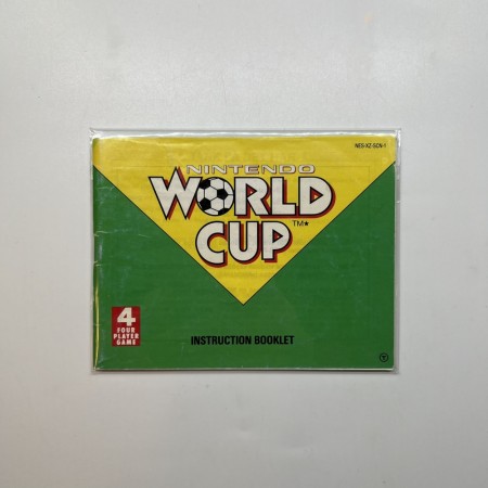 Nintendo World Cup SCN manual til Nintendo NES