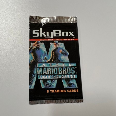 Super Mario Bros Trading Cards Pack fra 1993