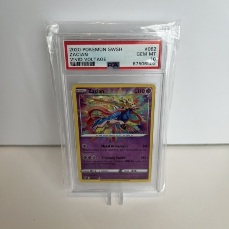 Pokemon Vivid Voltage Zacian PSA 10