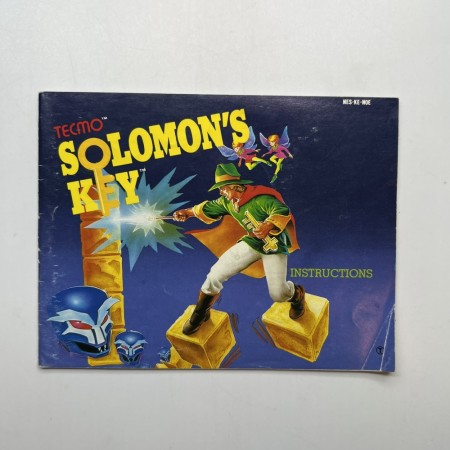 Tecmo Solomon's Key manual (tysk) til Nintendo NES