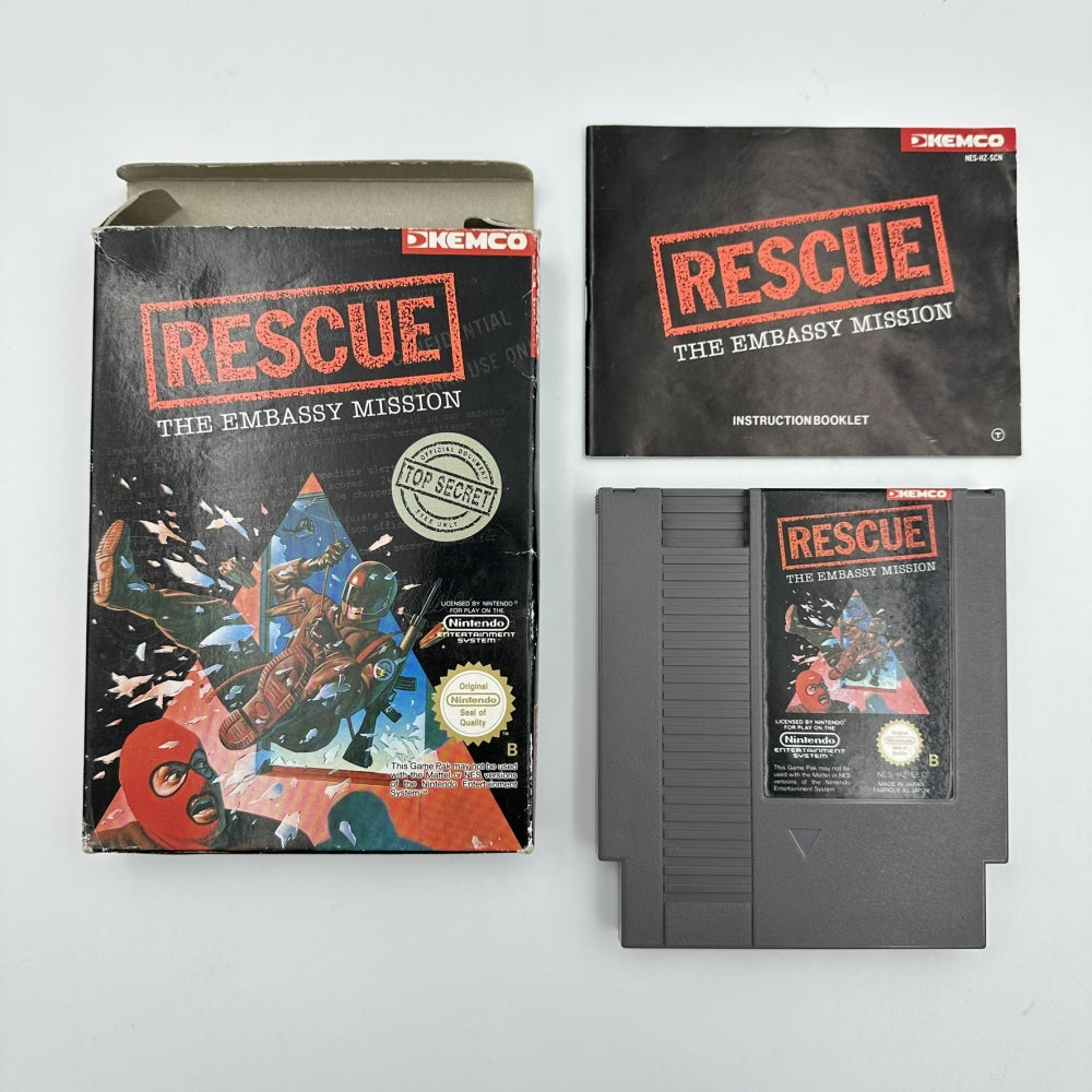 Rescue: The Embassy Mission CIB PAL B - Nintendo NES