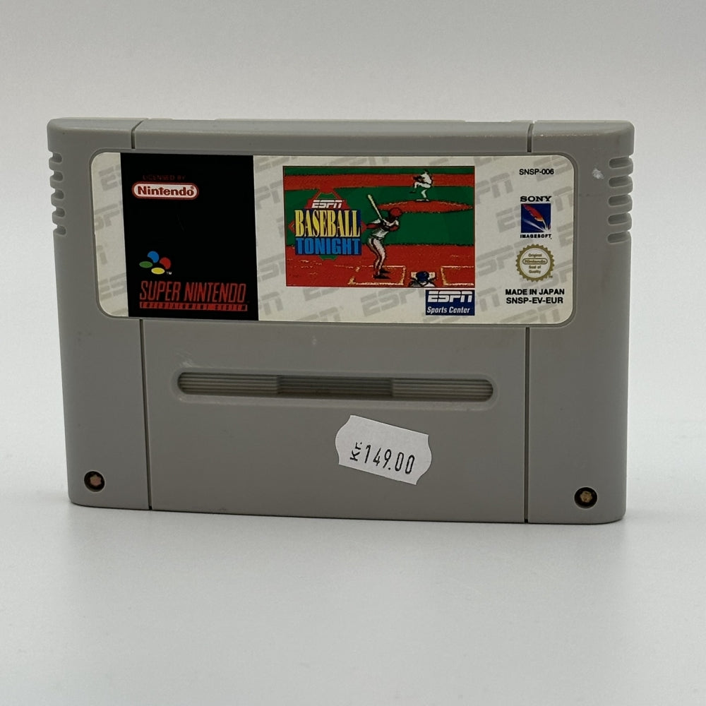 ESPN Baseball Tonight Cart (EUR) til Super Nintendo (SNES)