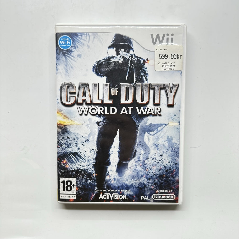 Call of Duty World at War - Nintendo Wii