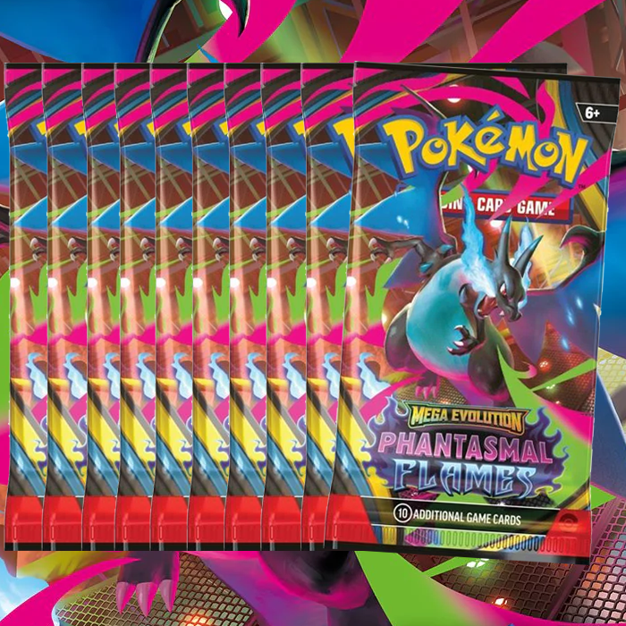 Pokemon - Phantasmal Flames - 10 packs of fire