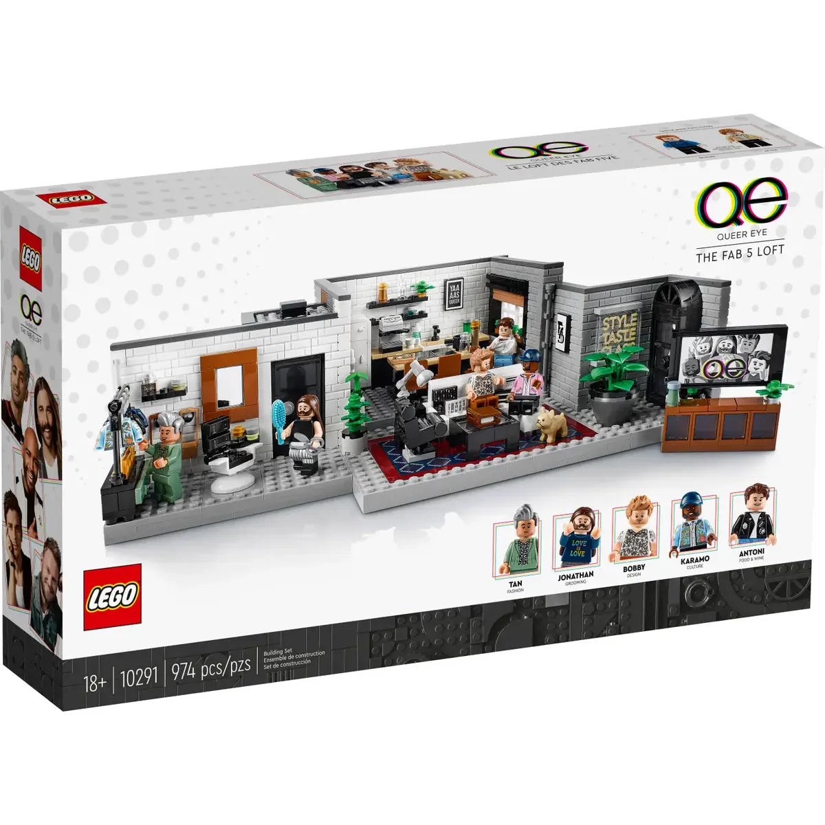 LEGO  10291 - Creator: Queer Eye – The Fab 5 Loft