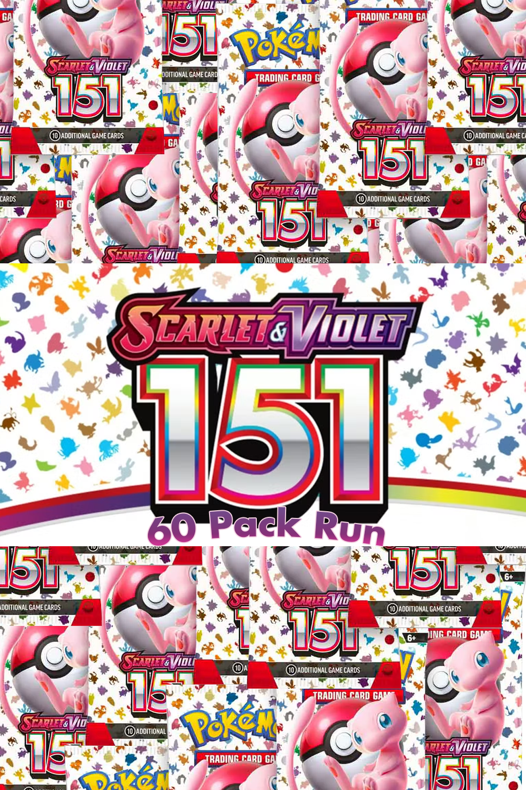 Pokemon - 151 Engelsk - 60 Pack Run