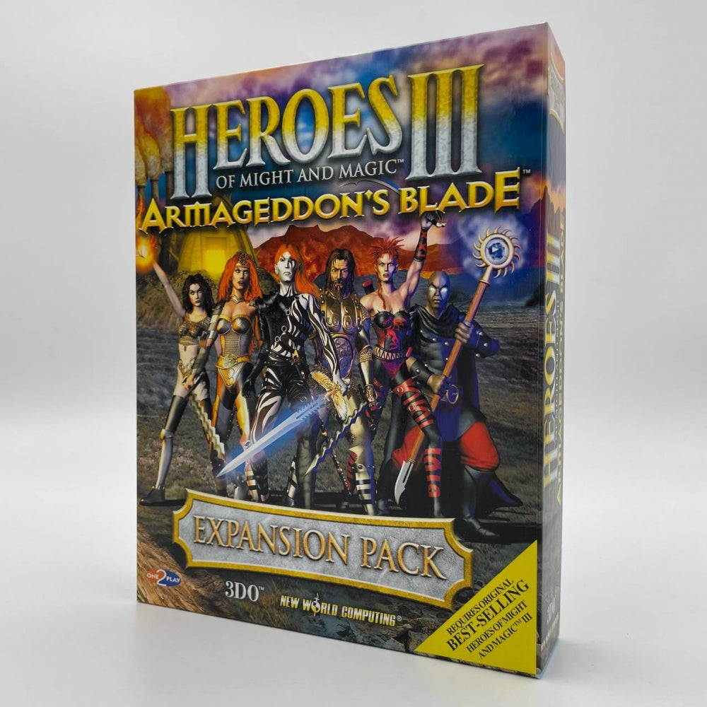 Heroes III of Might and Magic Armageddon's Blade - Big Box PC spill