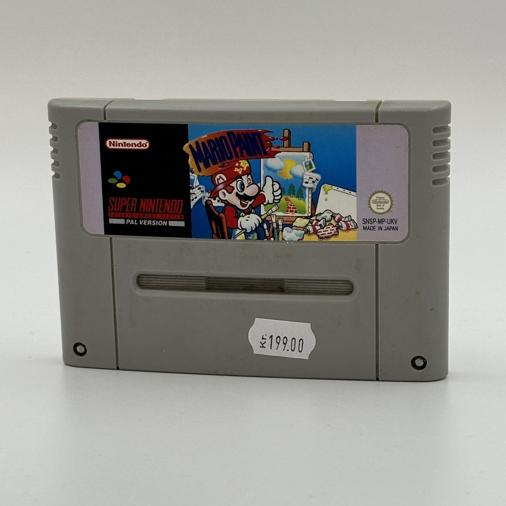 Mariopaint Cart (PAL/UKV) til Super Nintendo (SNES)