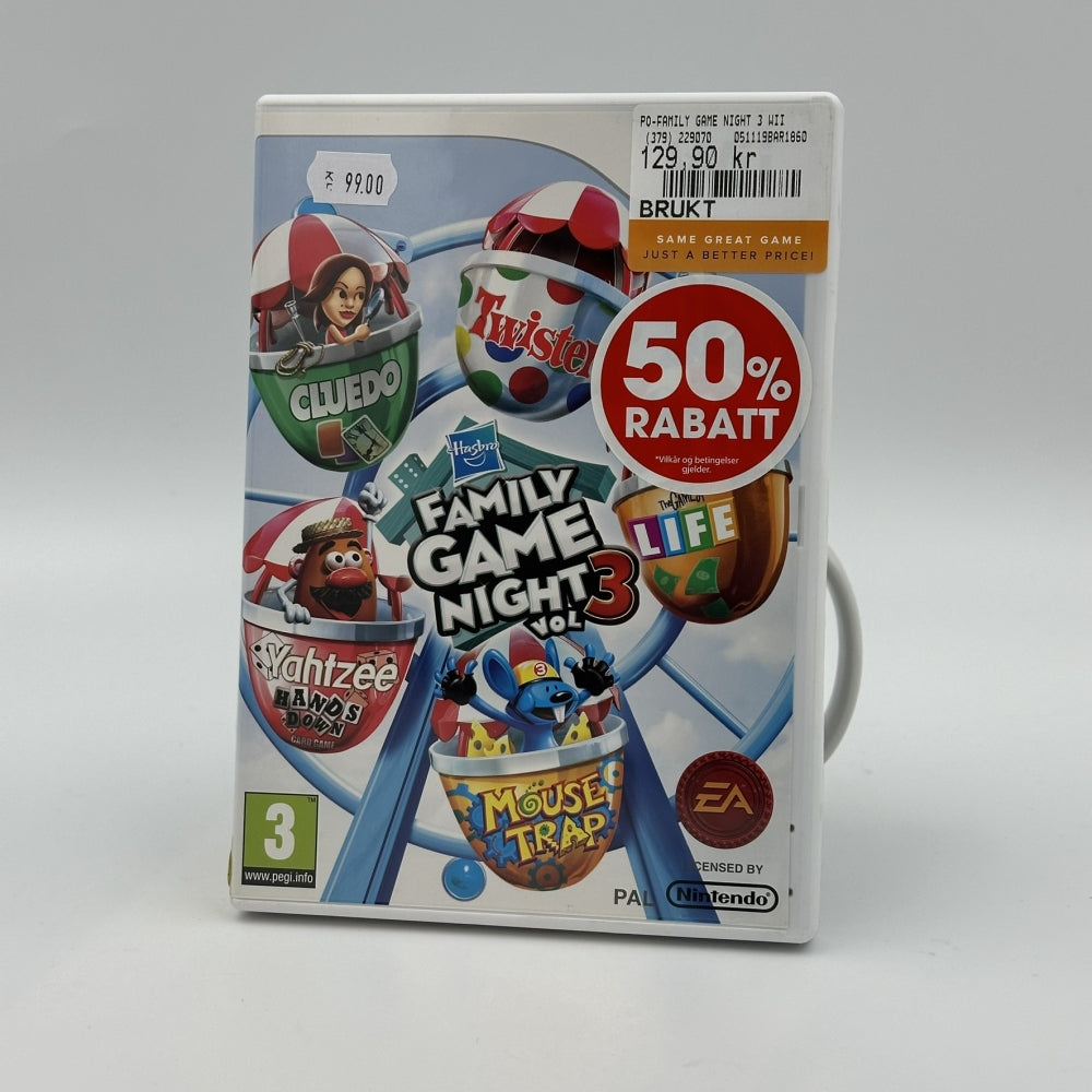 Hasbro Family Game Night 3 - Nintendo Wii