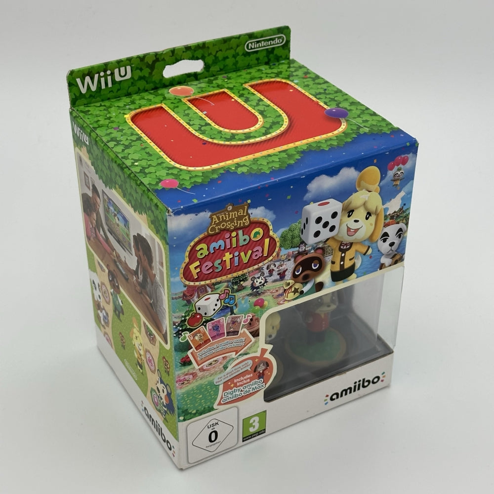 Animal Crossing Amiibo Festival Big Box - Nintendo Wii U med forseglet spill