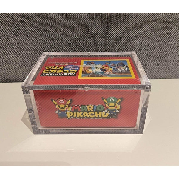 mario pikachu booster box Akryl til Preference:Lot of 10 - Pack Battle Event Loose Packs 10 Famous Horror Films