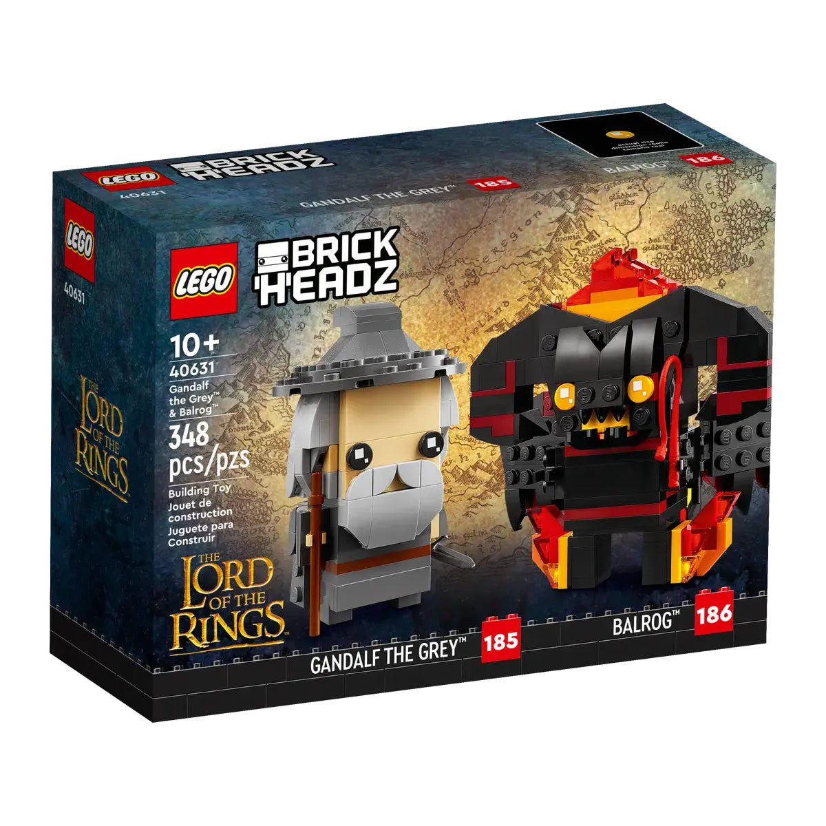 LEGO  40631 - Bricksheadz: Gandalf the Grey & Balrog