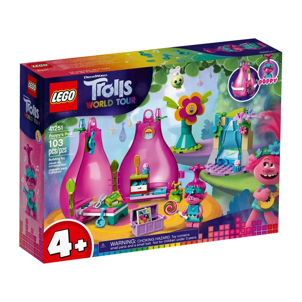 LEGO  41251 - Trolls: Poppy’s Pod