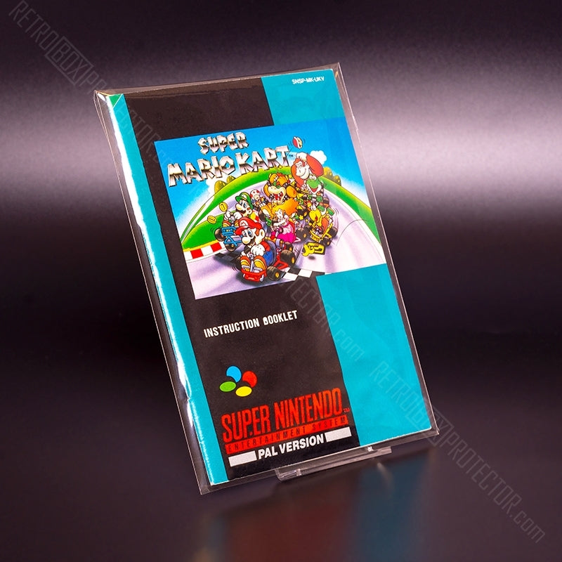 Sleeves til Snes Manual (50stk/pakke)