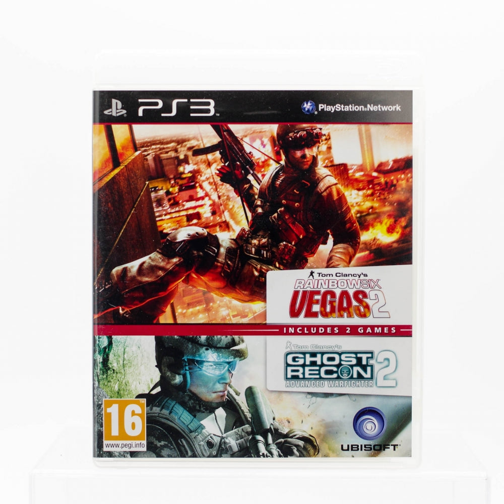 Ghost Recon: Advanced Warfighter 2 + Rainbox Six: Vegas 2 - Playstation 3 (PS3)