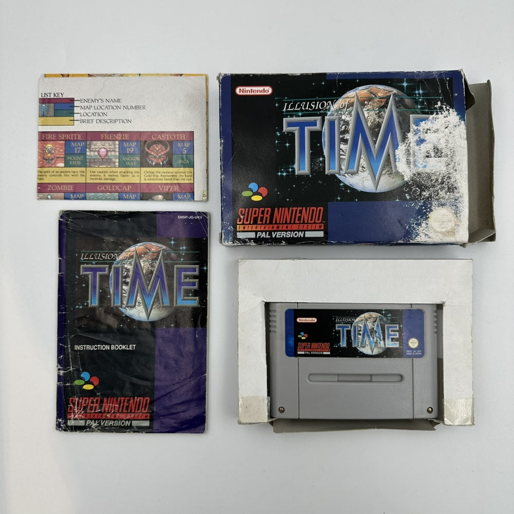 Illusion of Time CIB (PAL/UKV) til Super Nintendo (SNES)