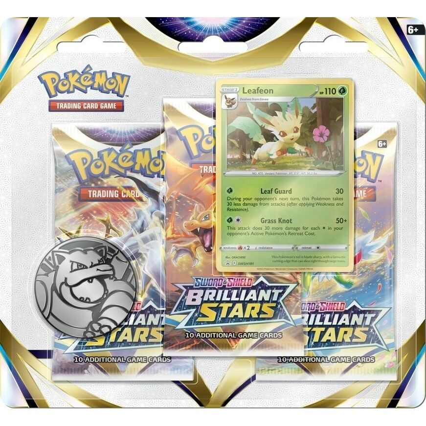 Pokemon - Brilliant Stars - 3 Pack Blister