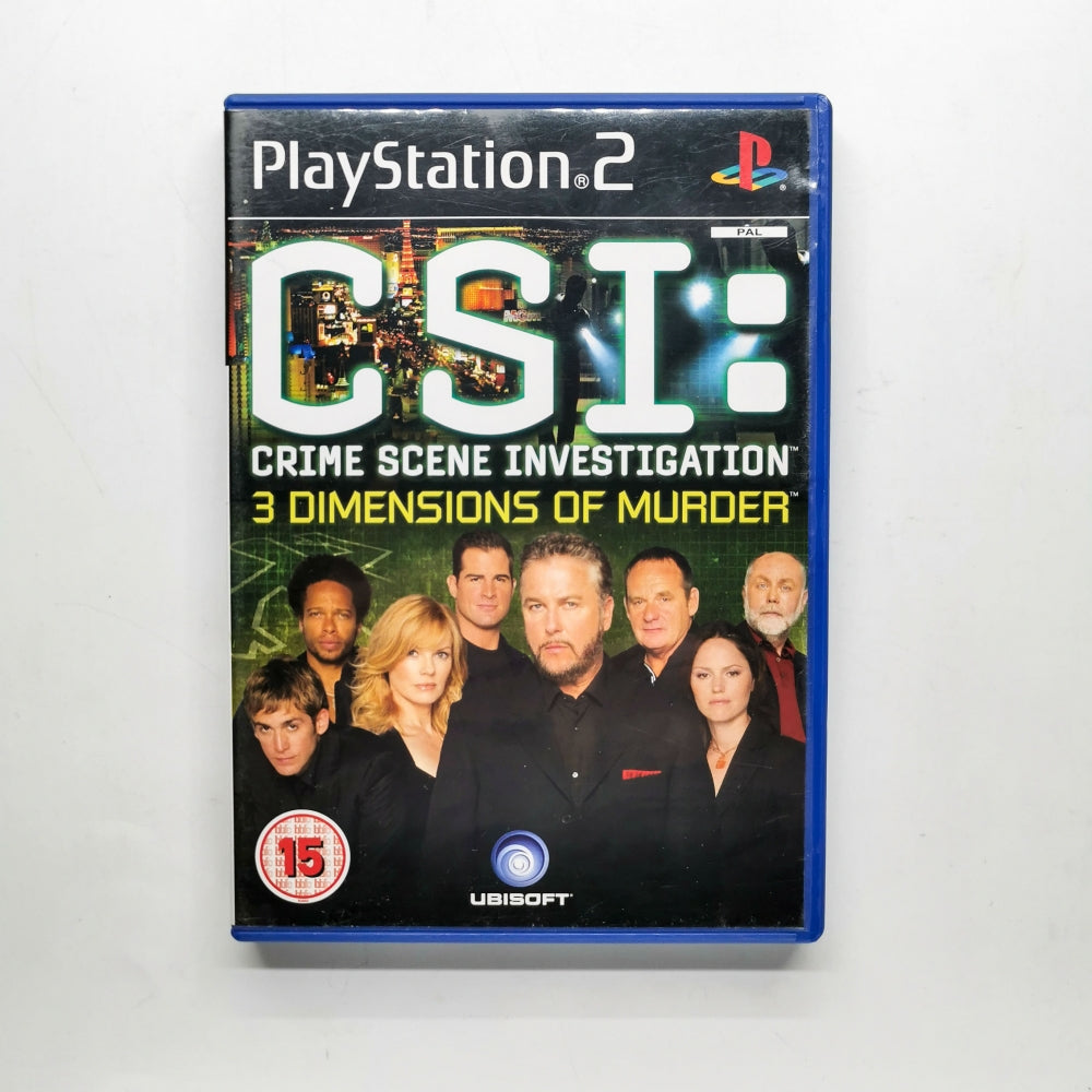 CSI: 3 Dimensions of Murder - Playstation 2 (PS2)