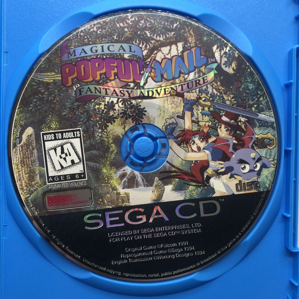 Popful Mail: Magical Fantasy Adventure - Sega CD (Kun CD)