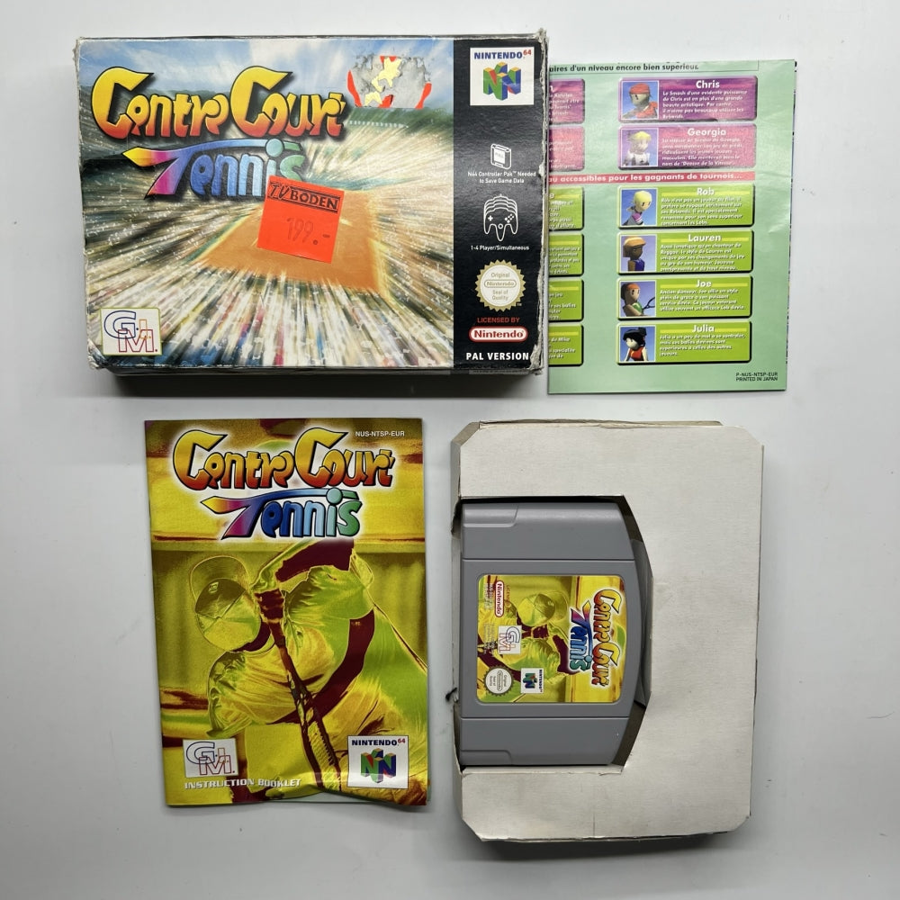 Centre Court Tennis i original eske til Nintendo 64