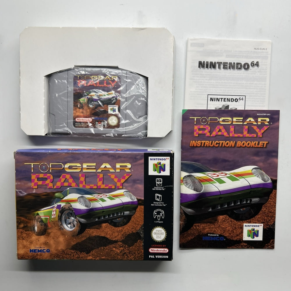 Top Gear Rally i original eske til Nintendo 64