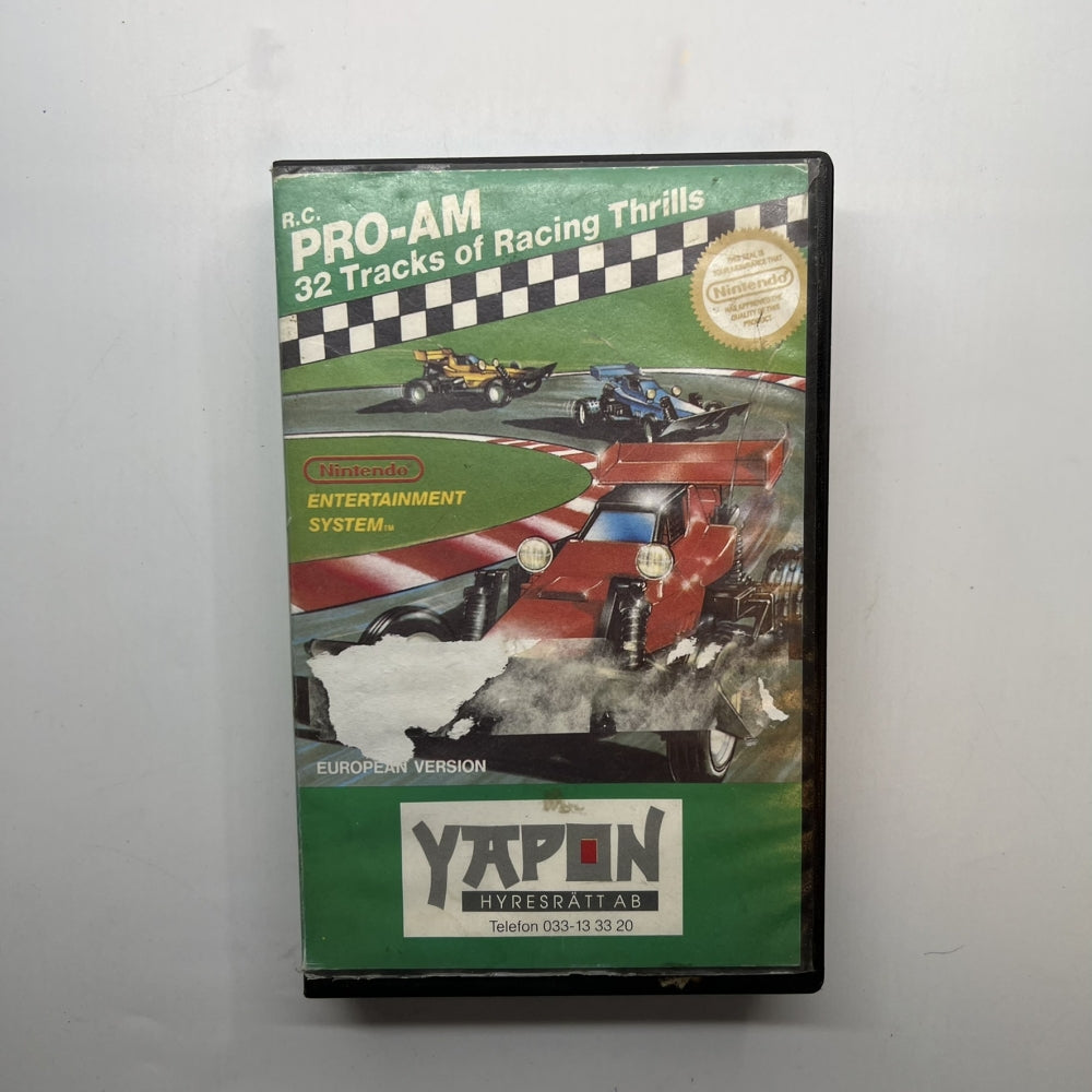 R.C Pro Am Racing Yapon utleiecover - Nintendo NES (NB! KUN COVER, IKKE SPILL)