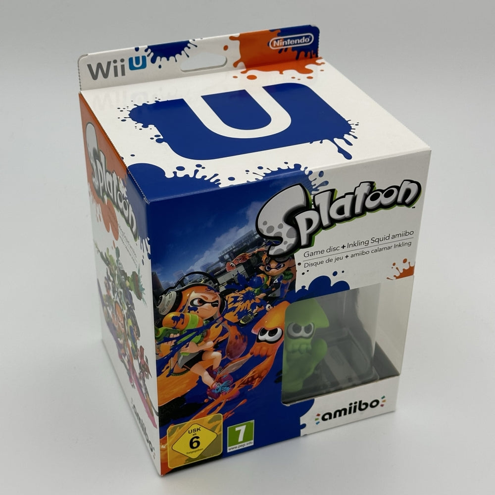 Splatoon Big Box Special Edition - Nintendo Wii U med forseglet spill