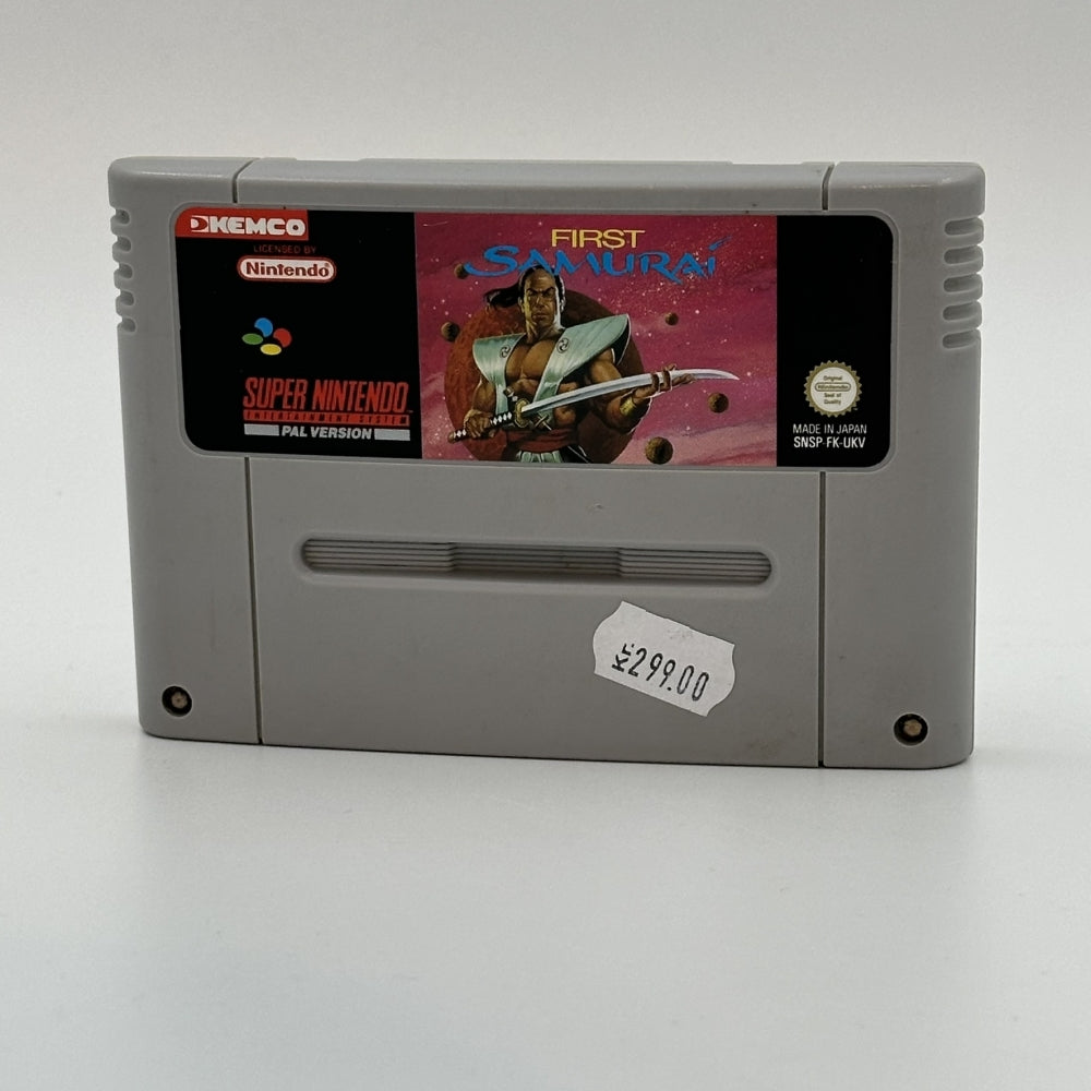 First Samurai Cart (PAL/UKV) til Super Nintendo (SNES)