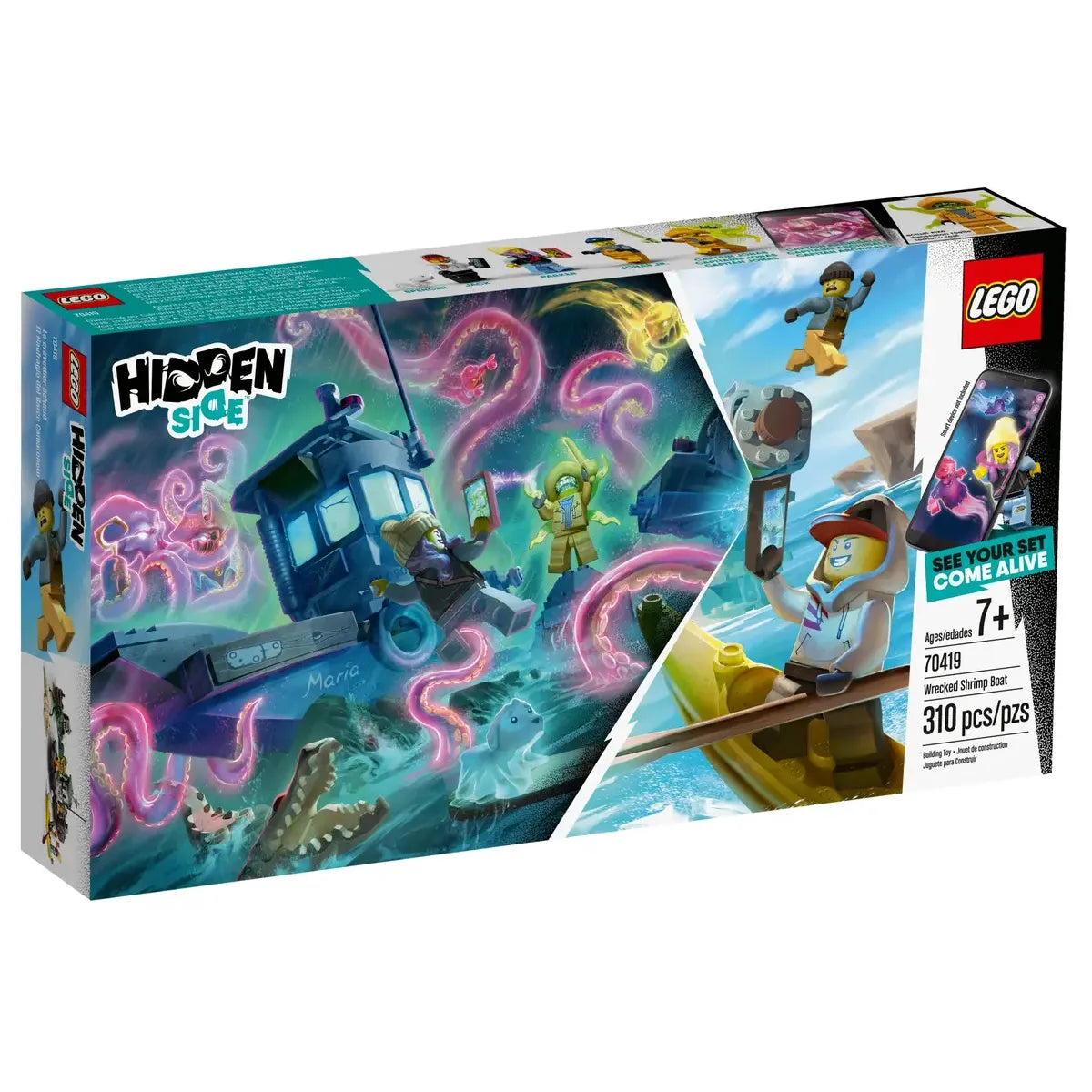 LEGO  70419 - Hidden side: Wrecked Shrimp Boat