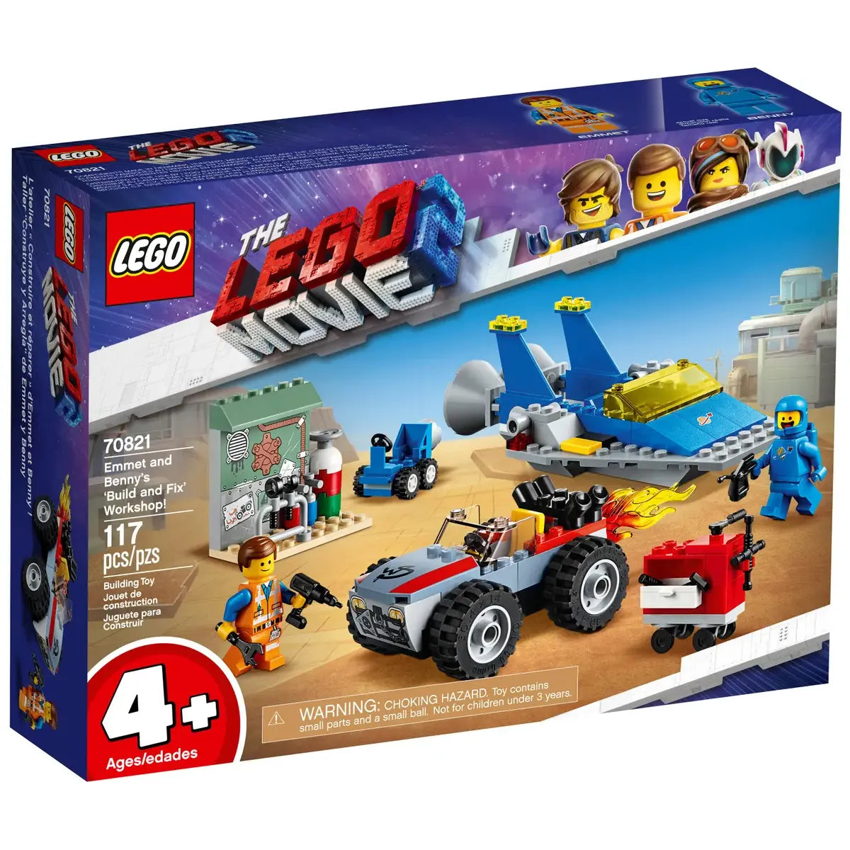 LEGO  70821 - Lego Movie: Emmet and Benny’s Build and Fix Workshop