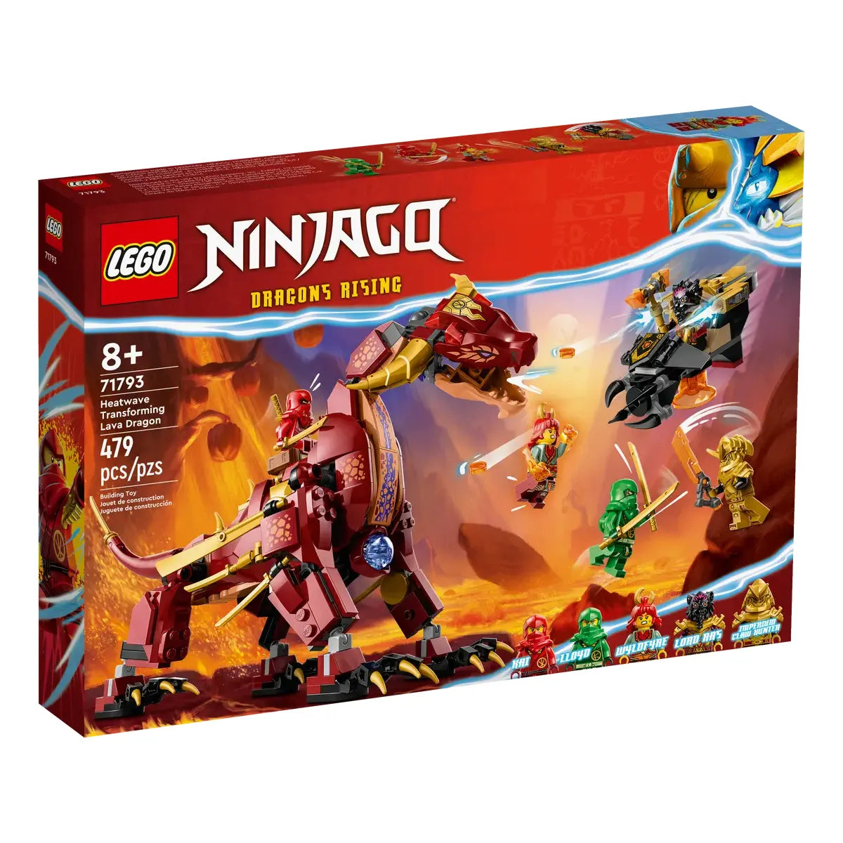 LEGO  71793 - Ninjago: Heatwave Transforming Lava Dragon