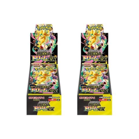 Pokemon - Mega Dream ex - 2 Booster Boxer (Japansk)