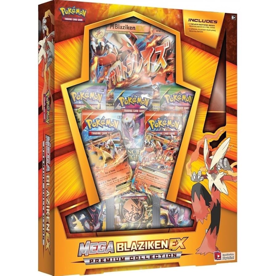 Pokemon - MEGA Blaziken Ex Premium Collection (Skip the line)
