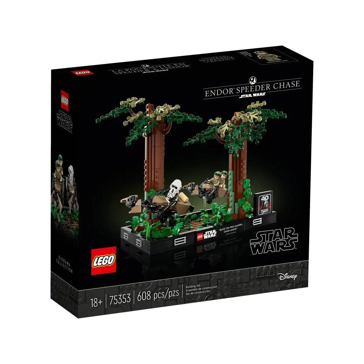 LEGO  75353 - Star Wars: Endor Speeder Chase Diorama
