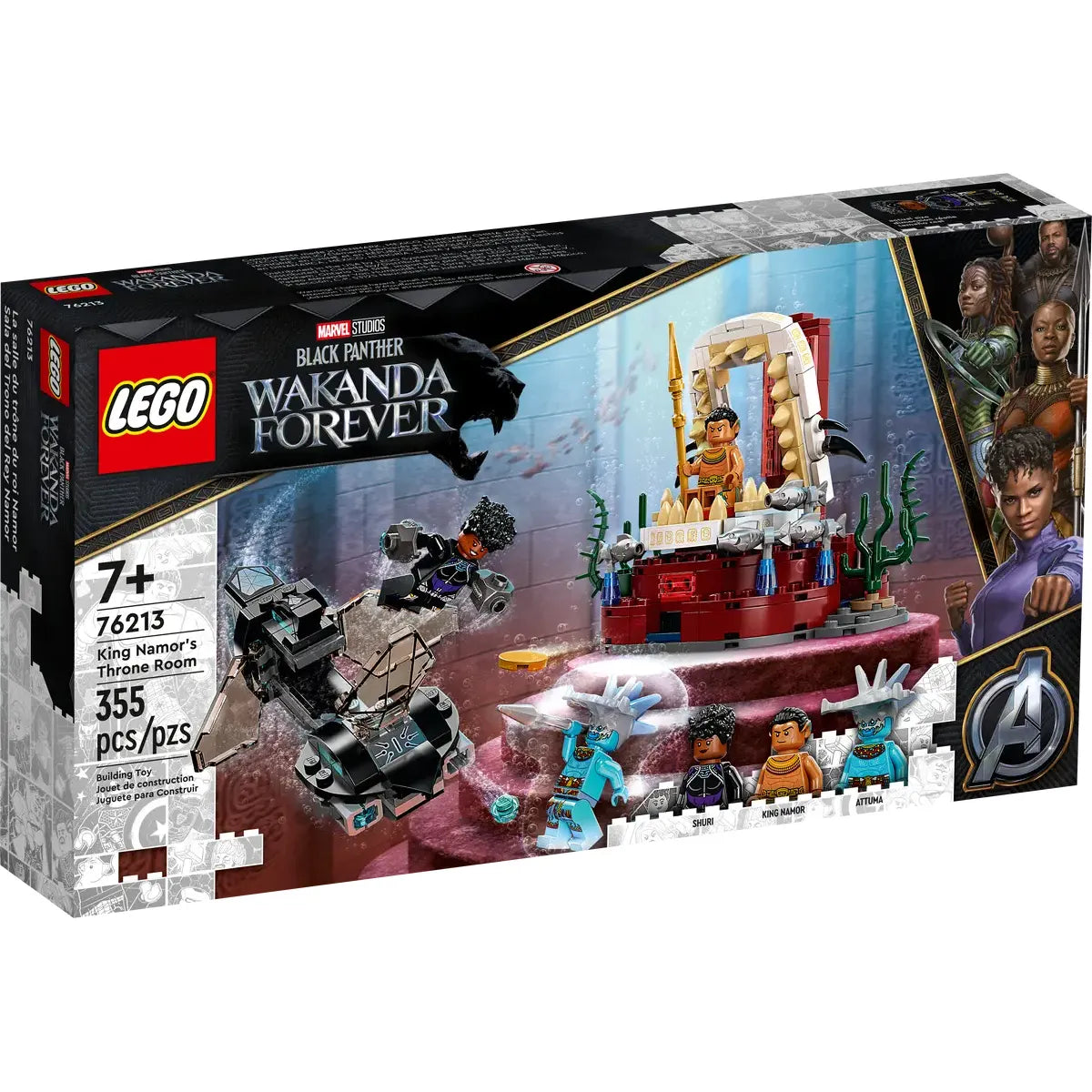 LEGO  76213 - Super Heroes: Black Panther King Namor Throne Room